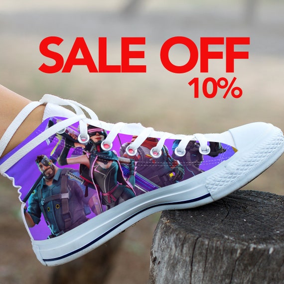 Battle Fortnight Converse Birthday Fortnite Converse Royale High - battle fortnight converse birthday fortnite converse royale high party custom shoes sneaker fortnite fortnite top custom